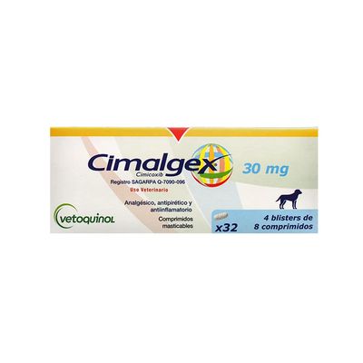 CIMALGEX 30MG 32 COMPRIMIDOS VETOQUINOL