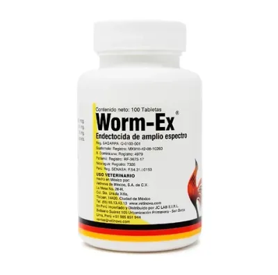 WORM EX 100 TABLETAS
