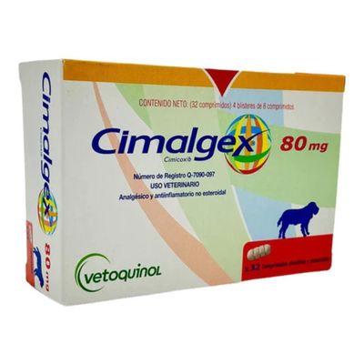 CIMALGEX 80MG 32 COMPRIMIDOS VETOQUINOL