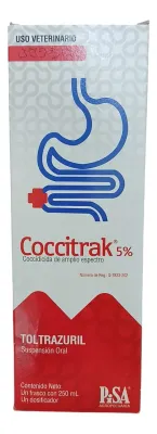 COCCITRAK 5.0% ORAL 250 PISA
