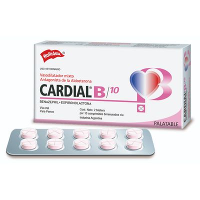CARDIAL B 10 MG 20 COMP. HOLLIDAY