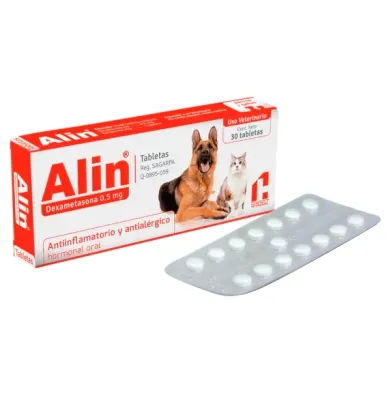 ALIN DEXAMETASONA 0.5 MG 30 TABLETAS