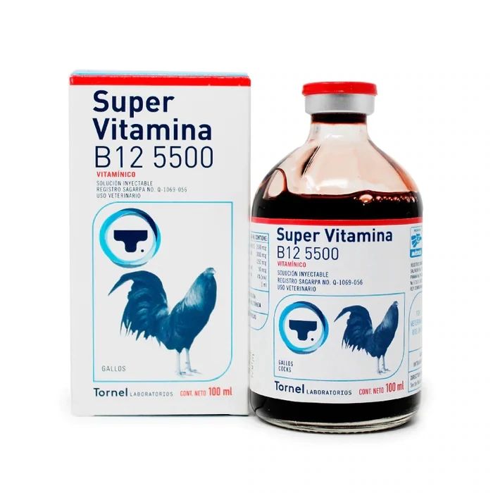 SUPER VITAMINA B12 5500 GALLOS 100 ML (TORNEL)