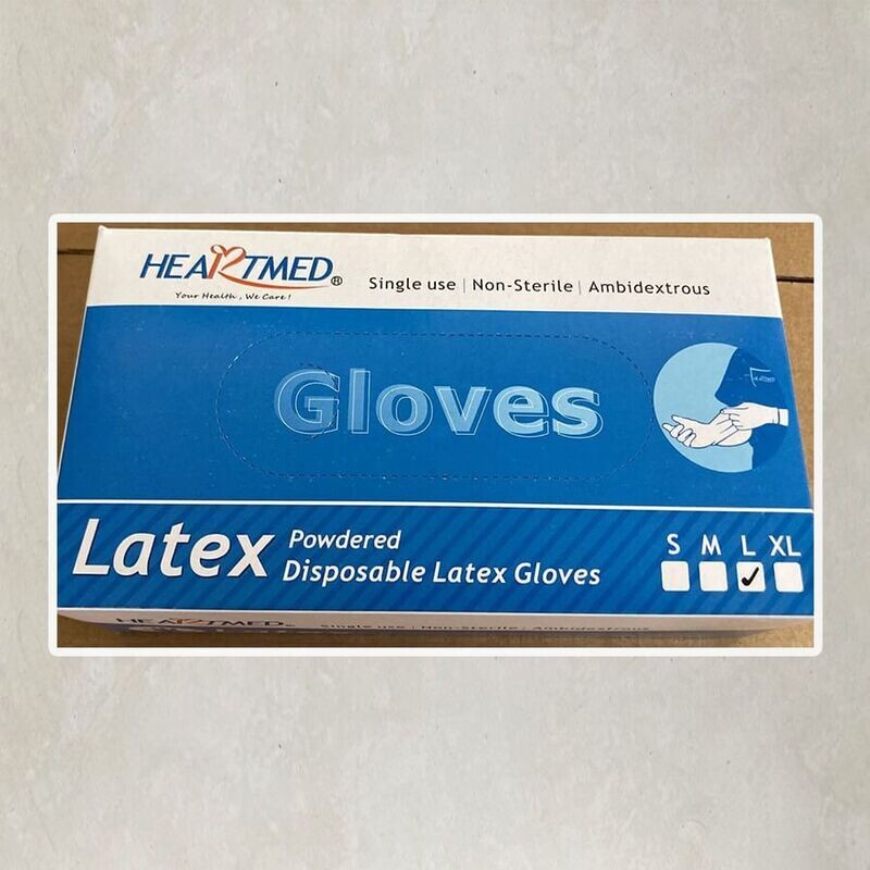 GUANTES DE LATEX NUEVA PRESENTACION