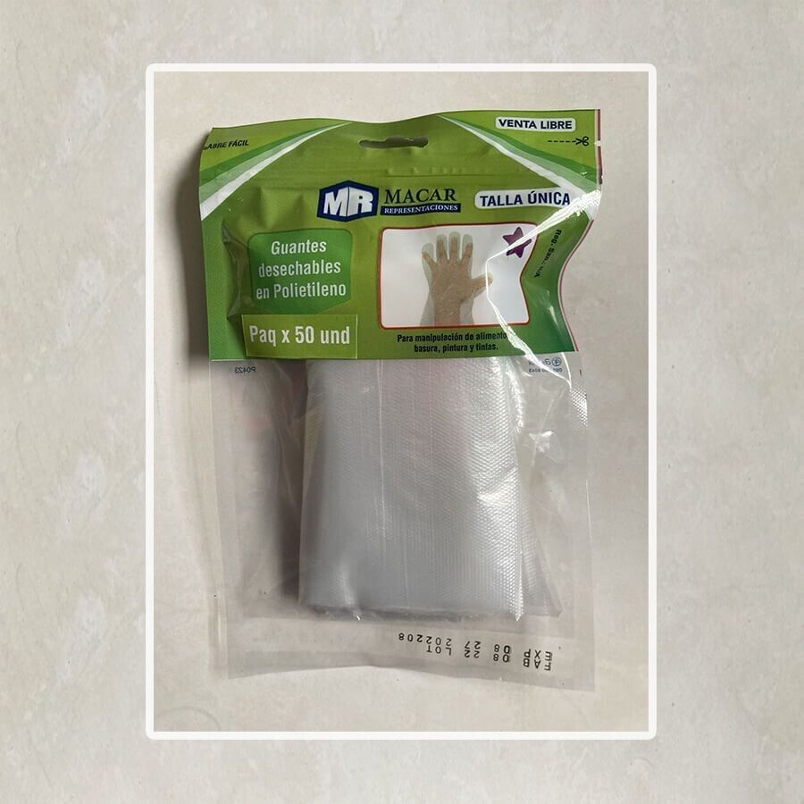 Guantes de Polietileno Desechables