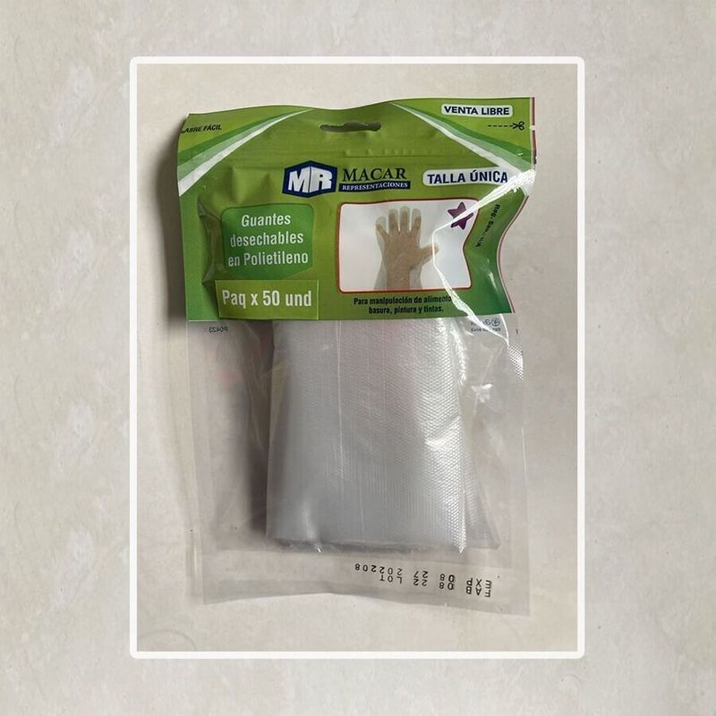 Guantes de Polietileno Desechables