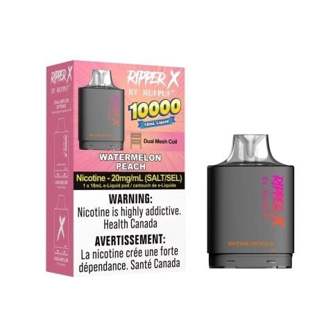 RUFPUF RIPPER X 10K PODS, Flavour: WATERMELON PEACH