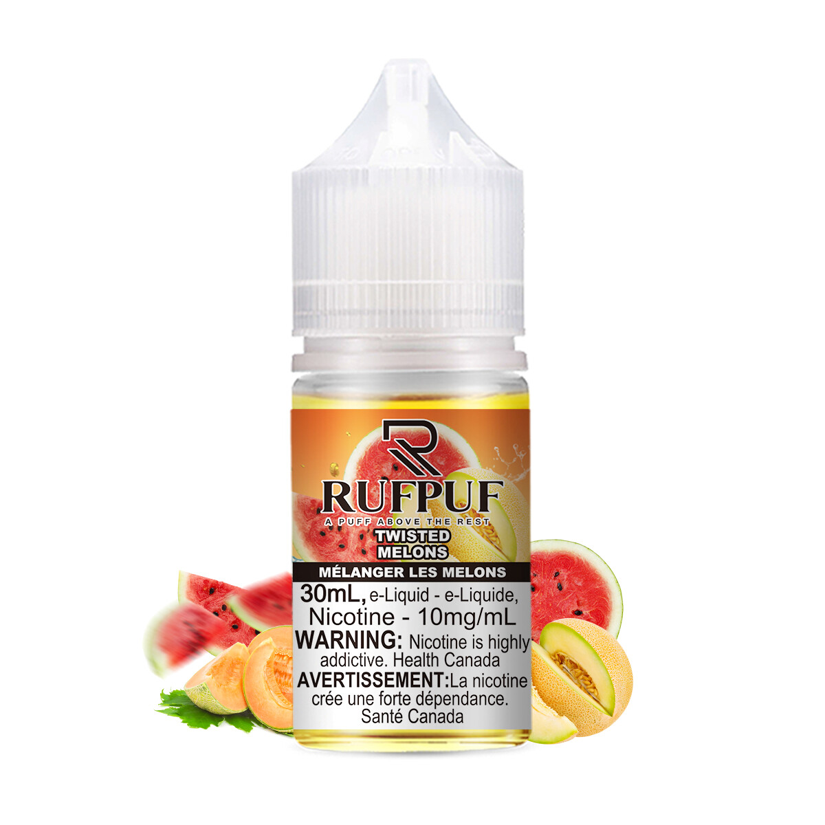 RUFPUF SALTS, Flavour: TWISTED MELONS, NIC STRENGTH: 10MG