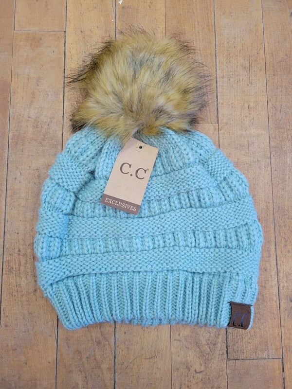 Cable Knitted Hat # hat43