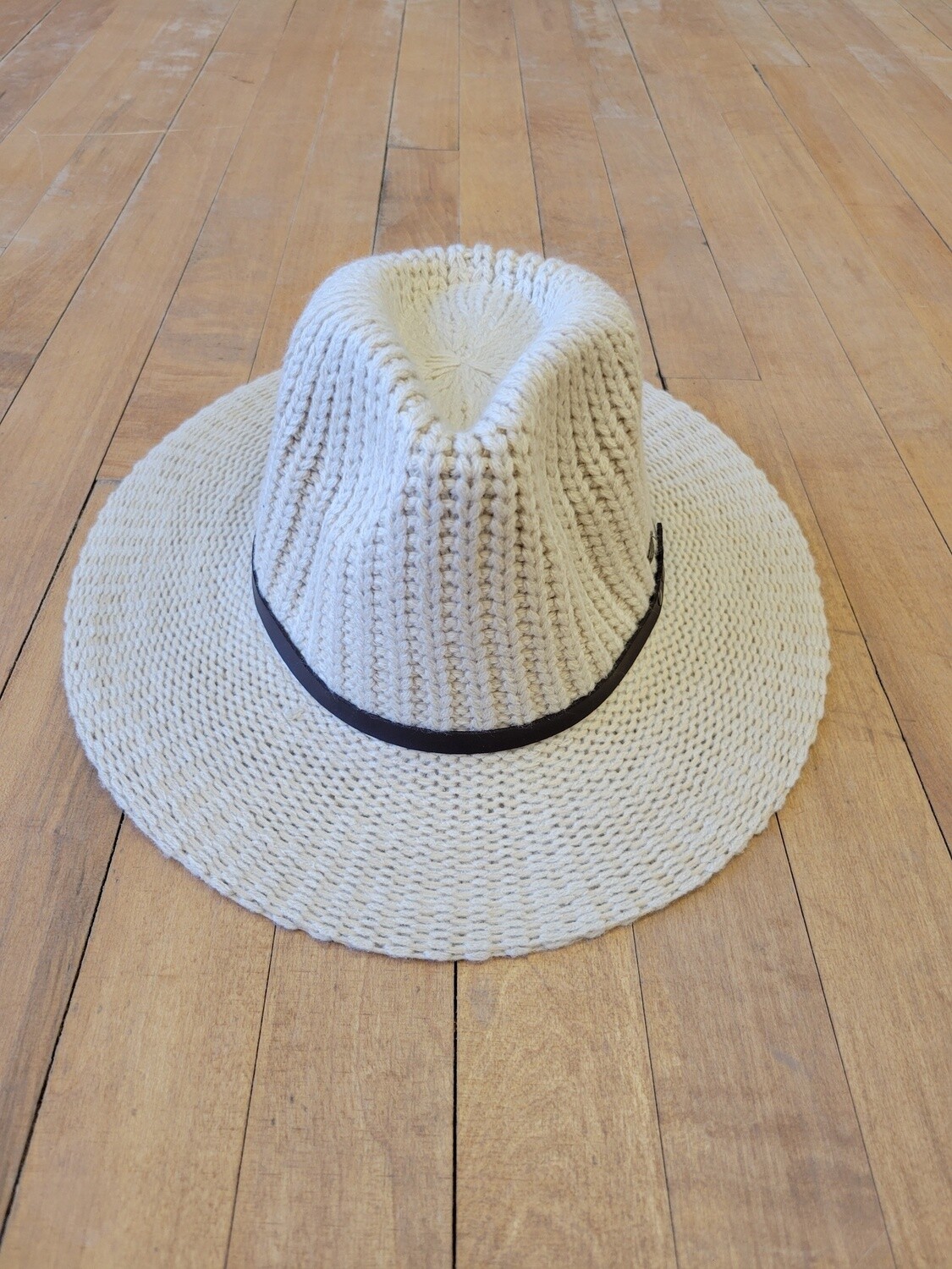Knitted Panama Hat # KP-016, color: CREAM
