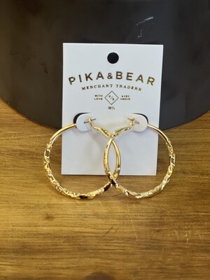 Halo Hoop Earring #E23HALO