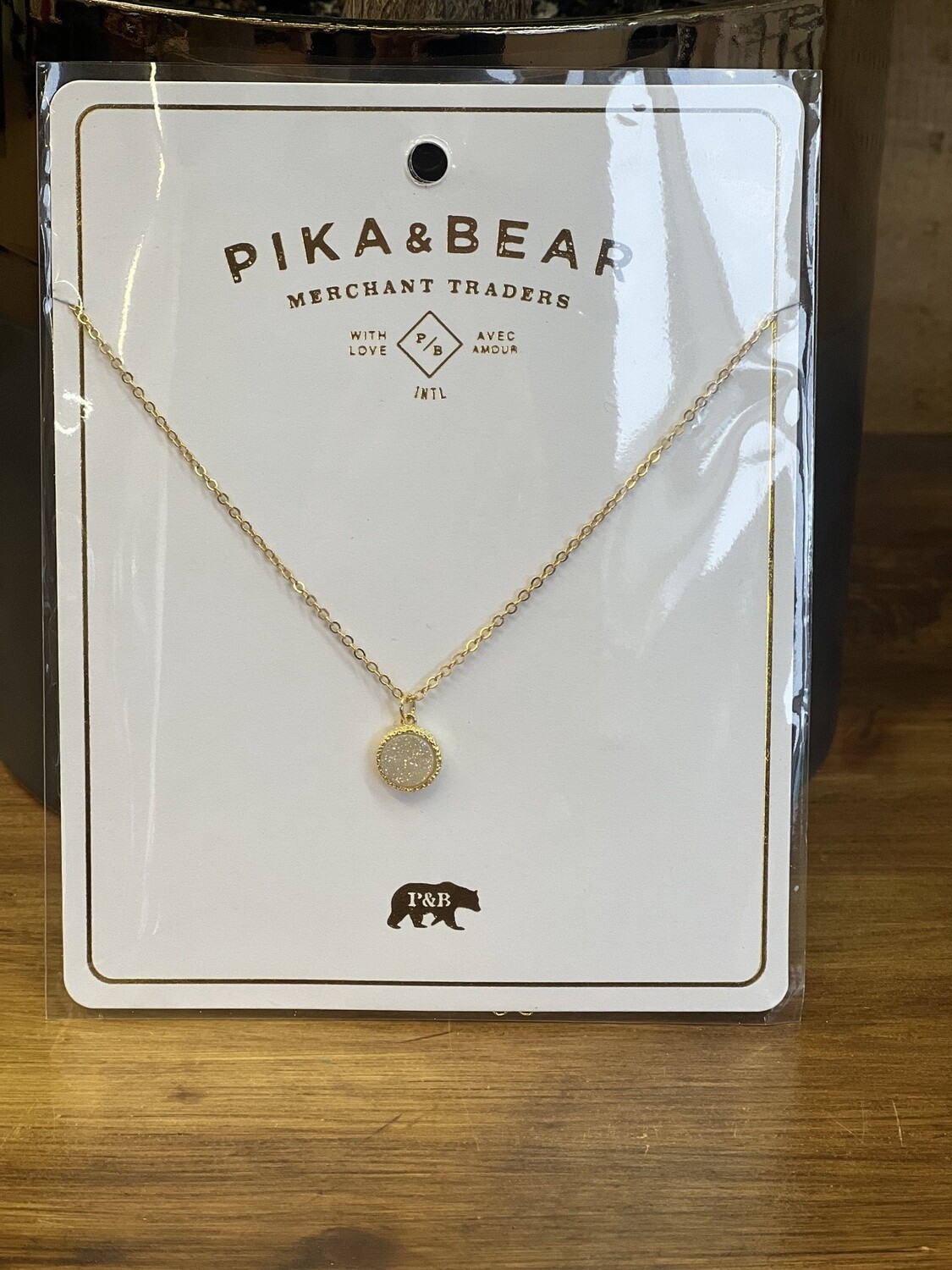 Druzzy Pendant Necklace # NTENERSCW