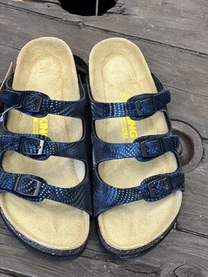 Viking Sandal-V722-Blue Dot Swirl  #BANFF