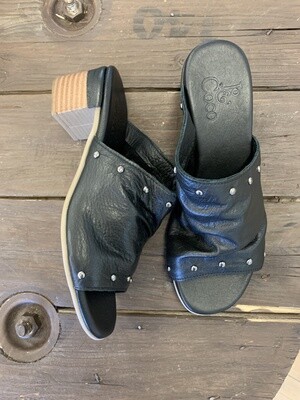 Jo&amp;Coco-91830-20 SIYAH Black slip on with Studs