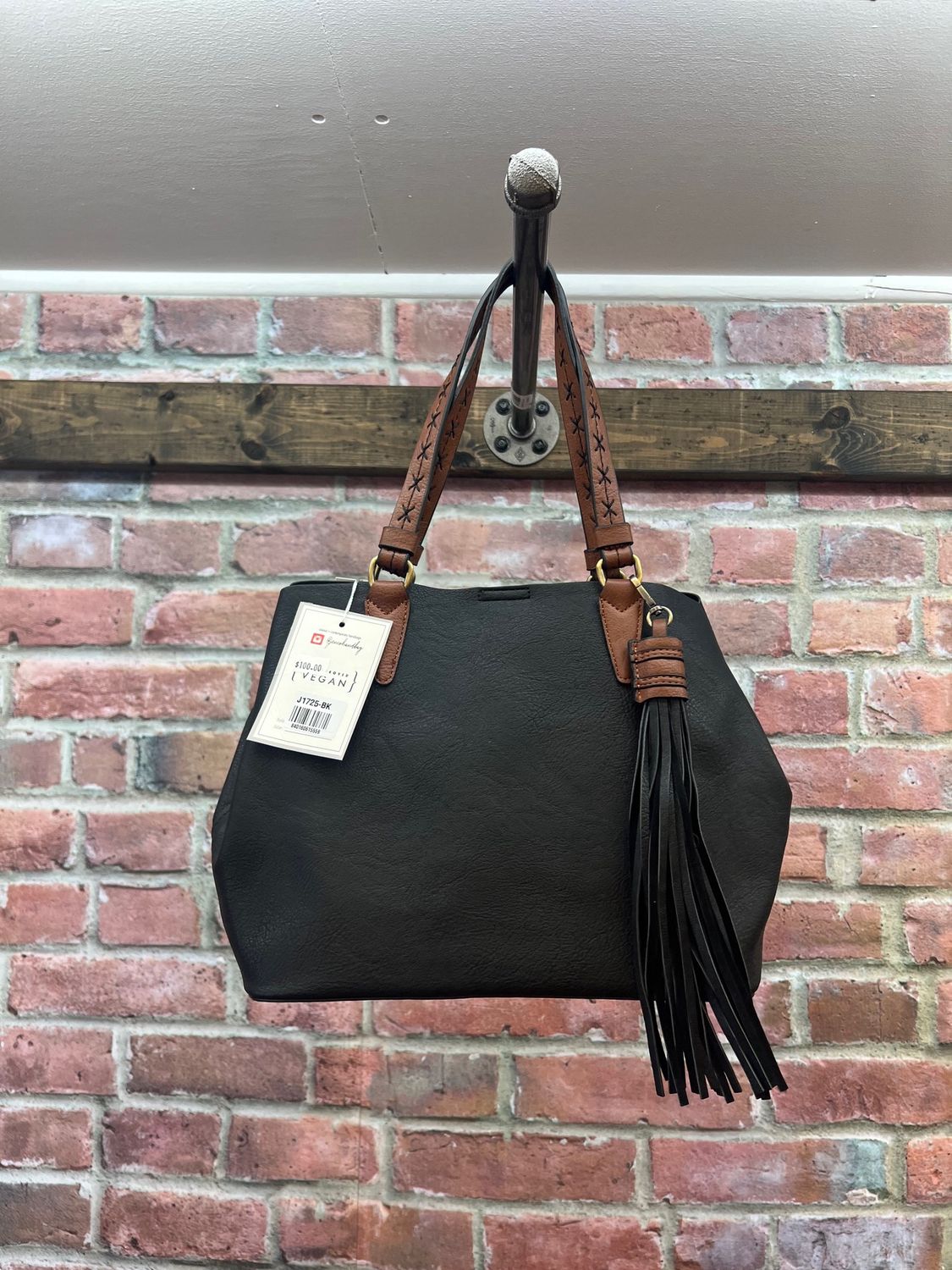 Jen &amp; Co-J1725-BK-2-1 satchel