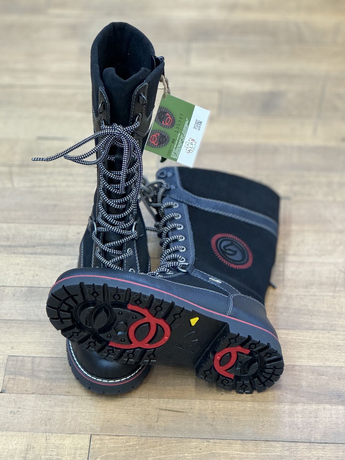 Tall Black winter Remonte Boot with Clip # D9380-02