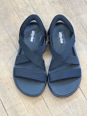 Skechers-141489/BBK Go Walk Flex Sandal
