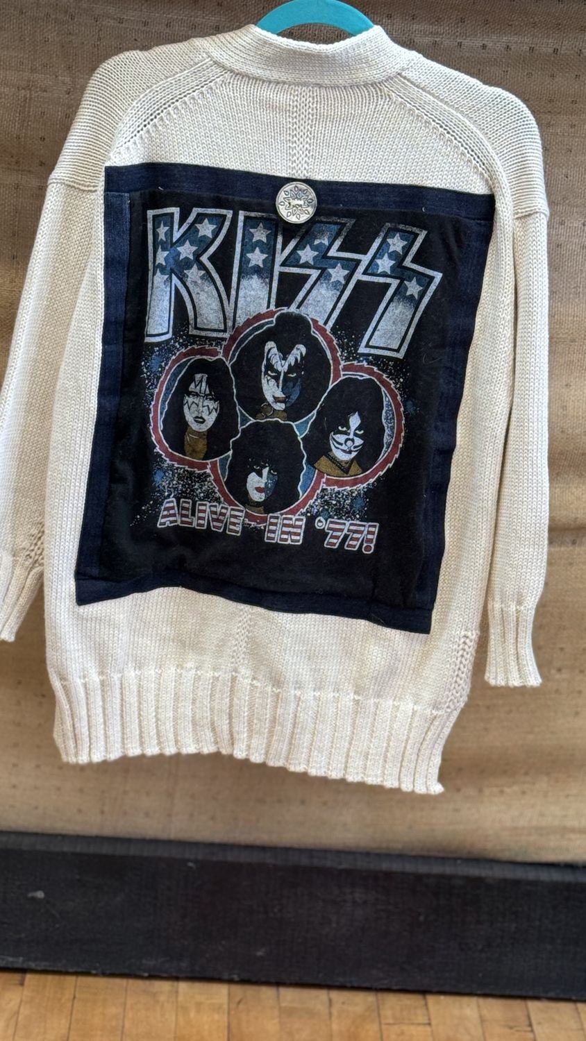 Shannon-5518- Rockstar Cardigan -OS, Pattern: Kiss