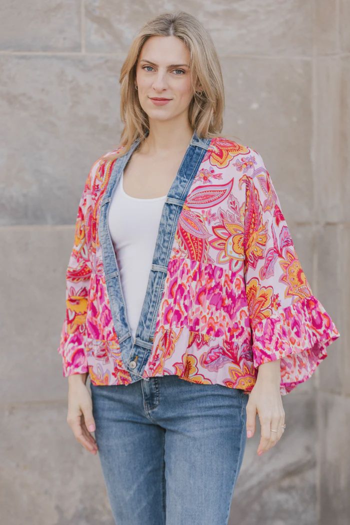 Shannon-5474-Tiffany Cardigan, Colour: Pink