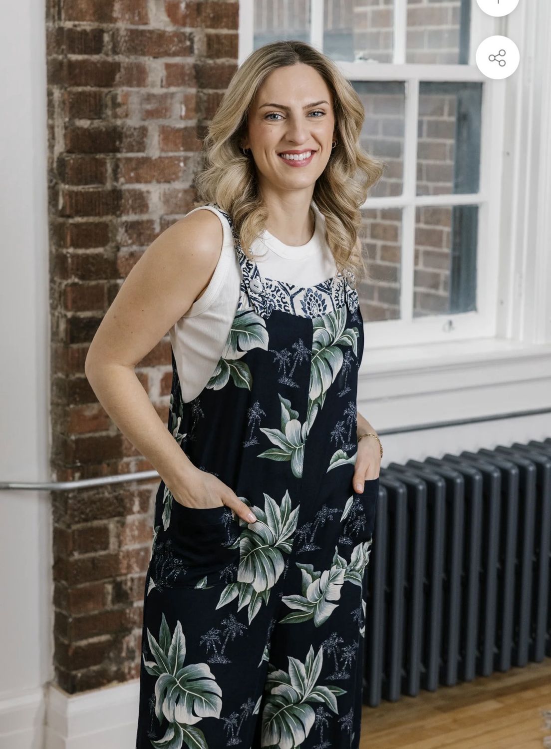 Shannon-Elora Overalls-Palm Mix