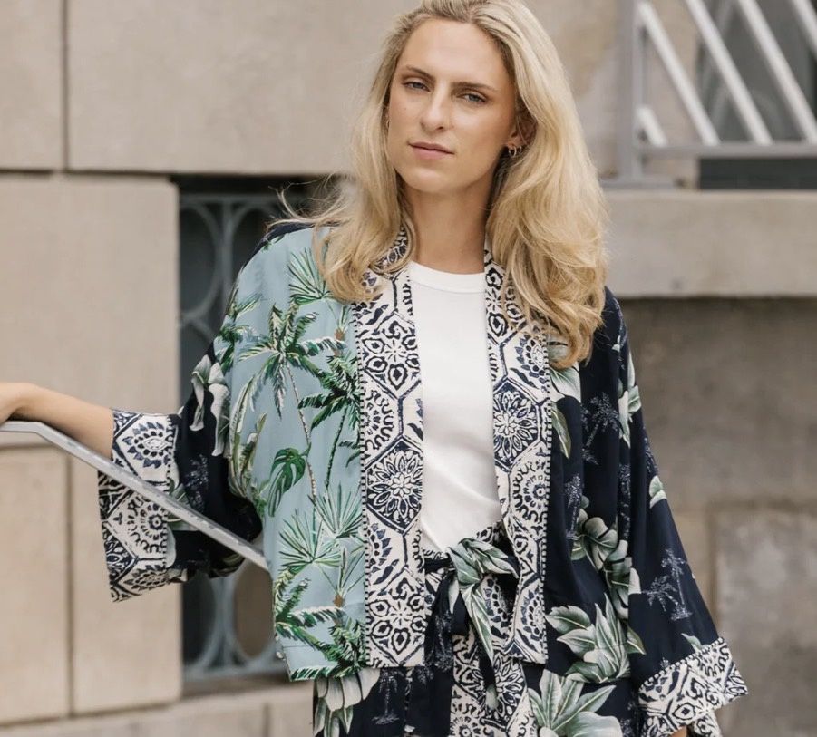 Shannon-Palm Cardigan-Palm Mix