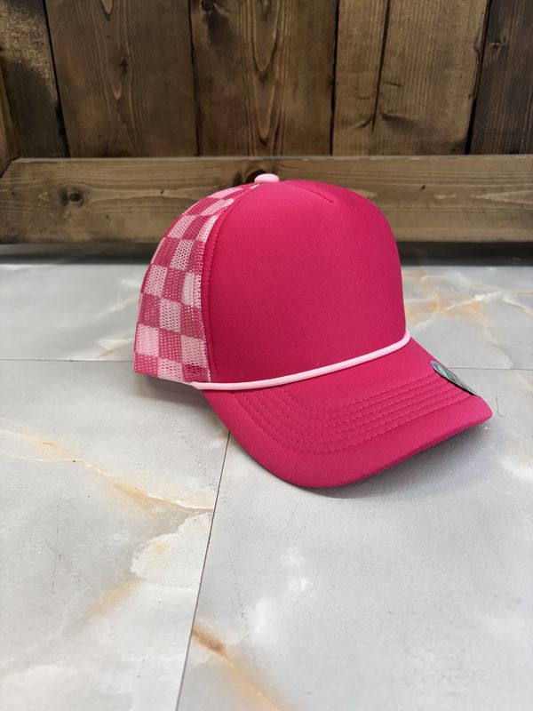 Ball Cap- Light Pink &amp; Dark Pink