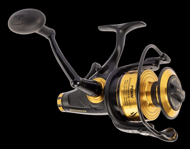 Moulinet Toupie PENN Spinfisher VII 6500 Modèle 2024 - Moulinet Spinning Mer, Métal, Ratio 5.0:1 à 5.9:1