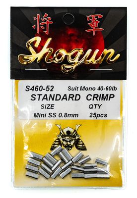0.8 CRIMP ALUMINIUM MINI SS 25 PKT