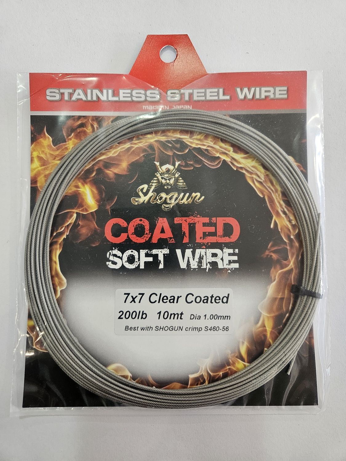 COATED SOFT WIRE 7X7 CLEAR COAT, Size: 200LB