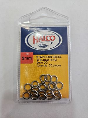 S/S WELDED RING 9mm