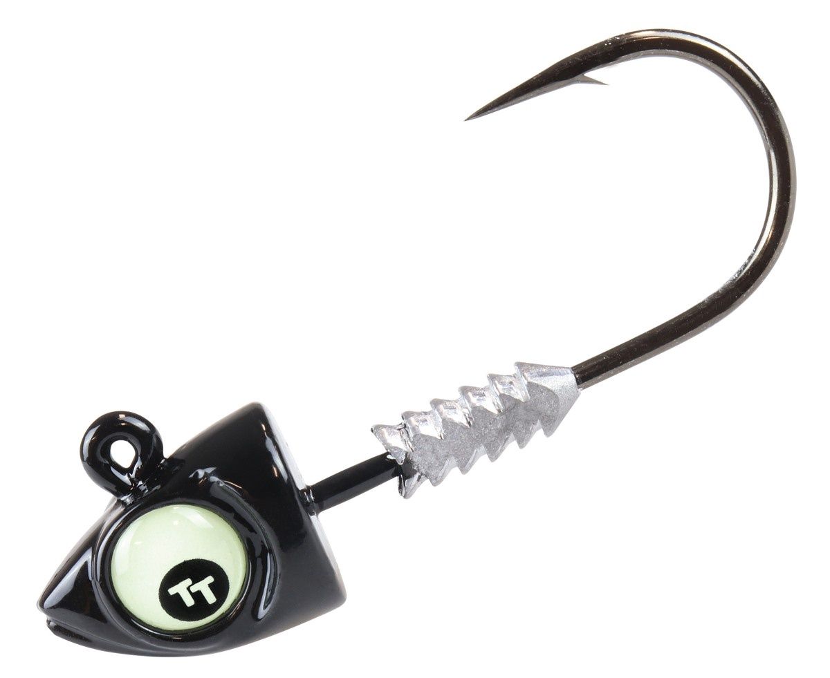TT BIG EYEZ, Colour: BLACK GLOW EYEZ, WEIGHT: 1/4OZ, Size: 3/0
