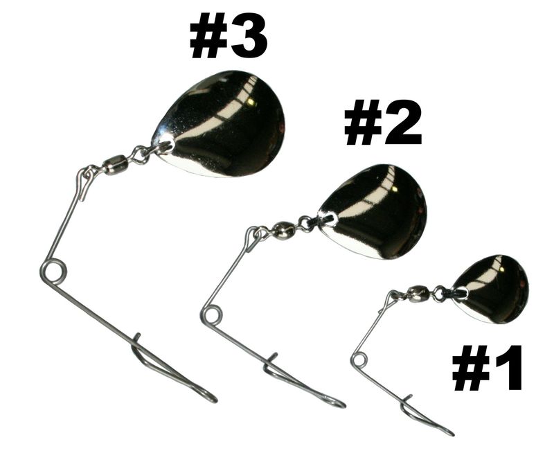 Lot De 50 Lames Spinner Colorado – Taille #6, Couleur Nickel, Pour Leurres – Occasion