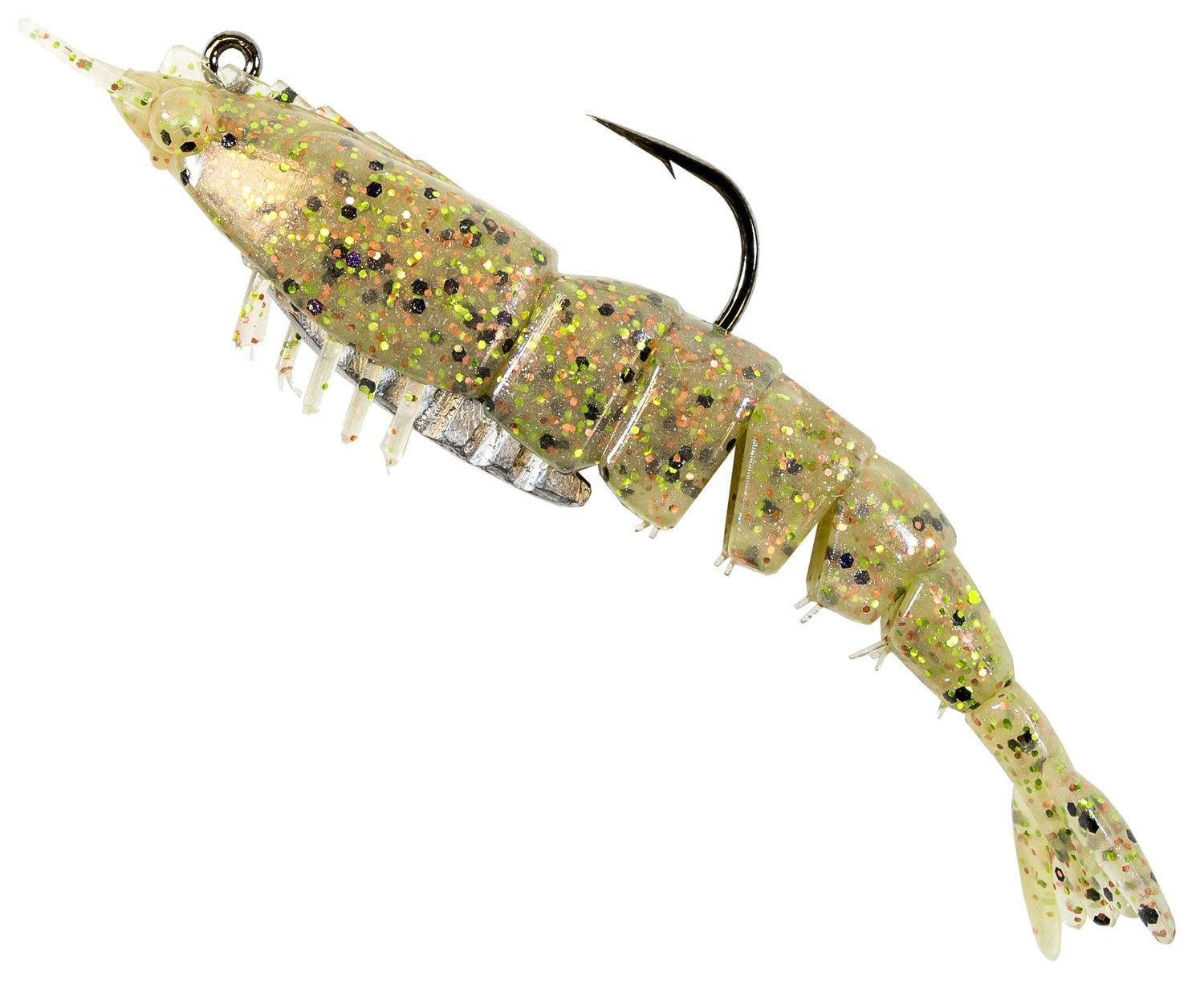 ZMAN EZ SHRIMPZ RIGGED 3.5&#39;&#39; 2PK, Colour: GREASY PRAWN