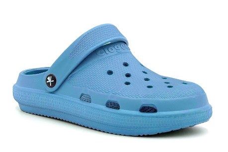 WOMENS SOFTY FASHION CLOG BLUE