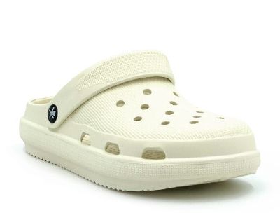 WOMENS SOFTY FASHION CLOG  WHITE