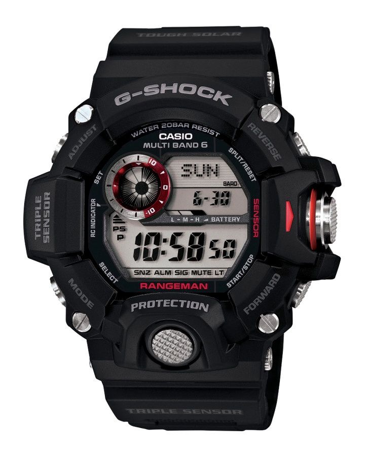 CASIO G-SHOCK RANGEMAN TRIPLE SENSOR-BLACK