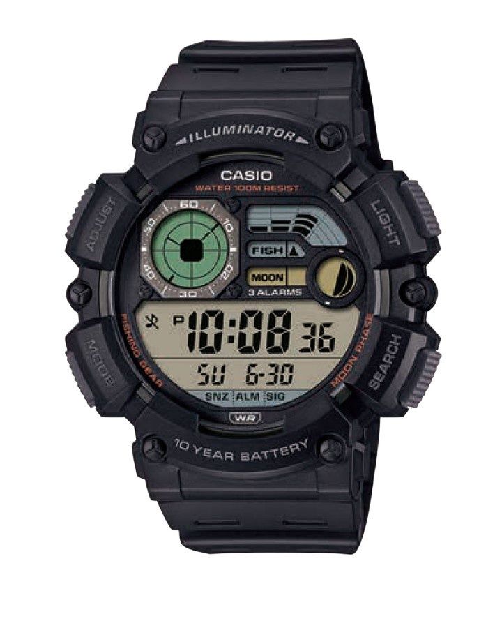 CASIO SPORTY HIGH FUNCTION WS1500H-1A BLACK WATCH
