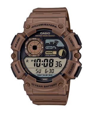 CASIO SPORTY HIGH FUNCTION WS1500H-5A BROWN WATCH