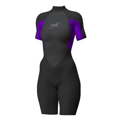 WOMENS SUPERSTRETCH 2mm SPRINGSUIT BLK/PUR