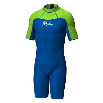 MADDOG BOYS SUPERSTRETCH 2mm SPRINGSUIT BLUE/LIME
