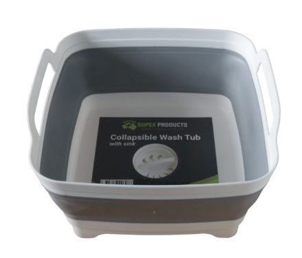 CALLAPSIBLE WASH TUB WITH SINK
