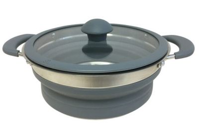 COLLAPSIBLE SAUCEPAN 1.5L GREY