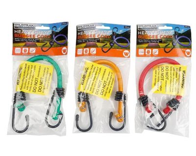 H/D BUNGEE CORD  30CM ASSORTED COLOURS