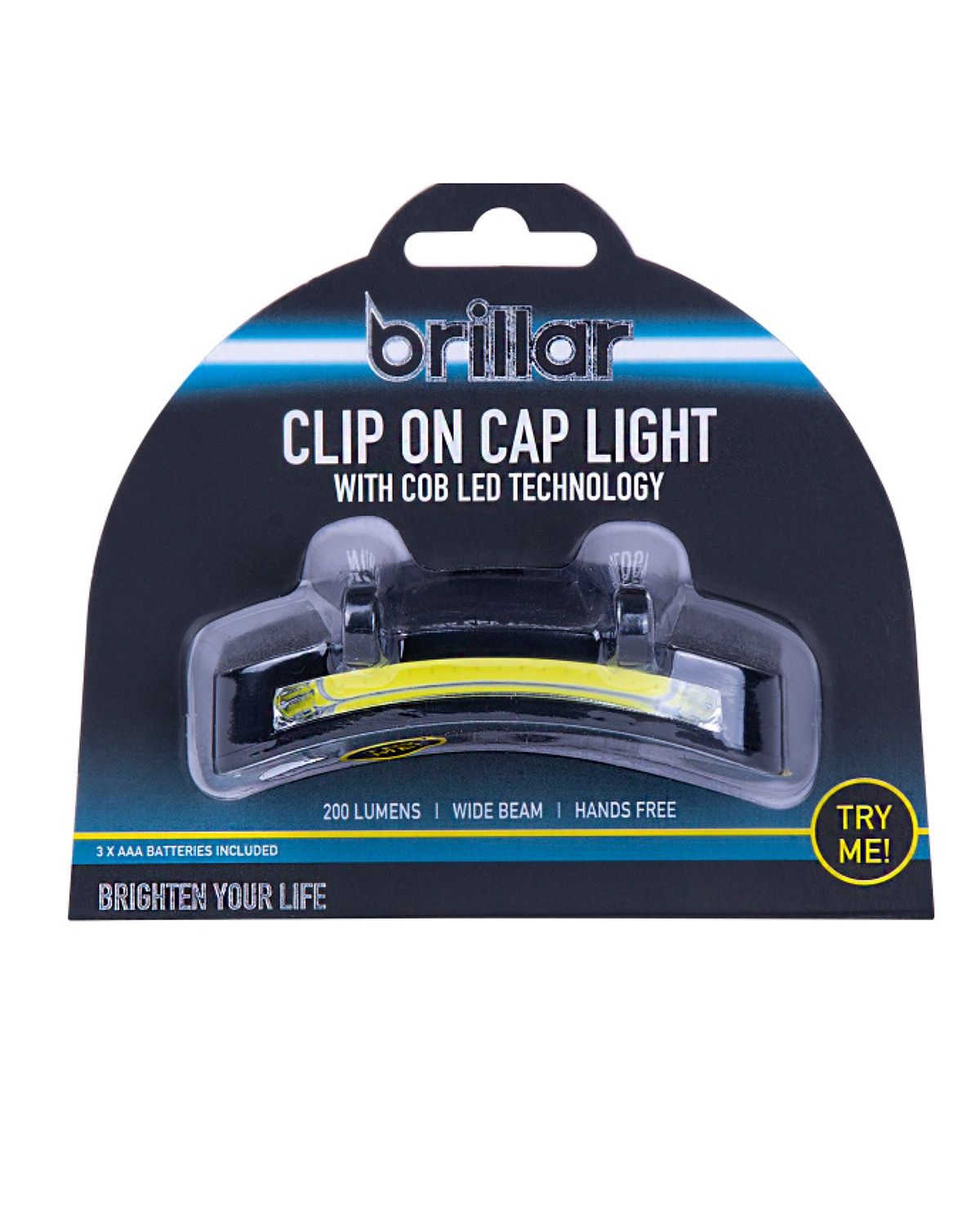 BRILLAR CLIP ON CAP LIGHT