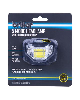 BRILLAR 5 MODE HEADLAMP