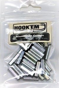 ALUMINIUM CRIMPS 1.6 X 18mm