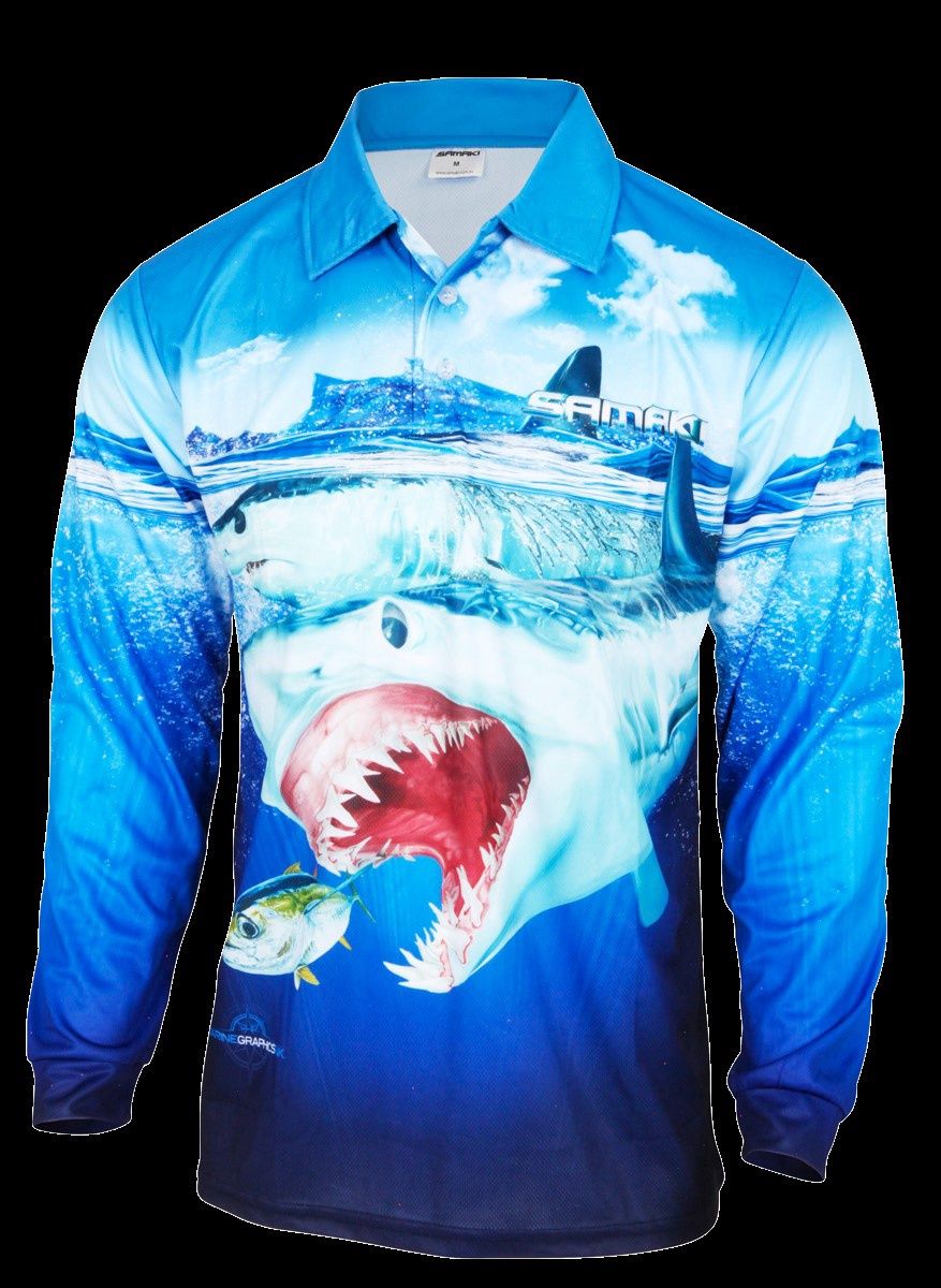 SAMAKI MAKO SHARK L/S KIDS