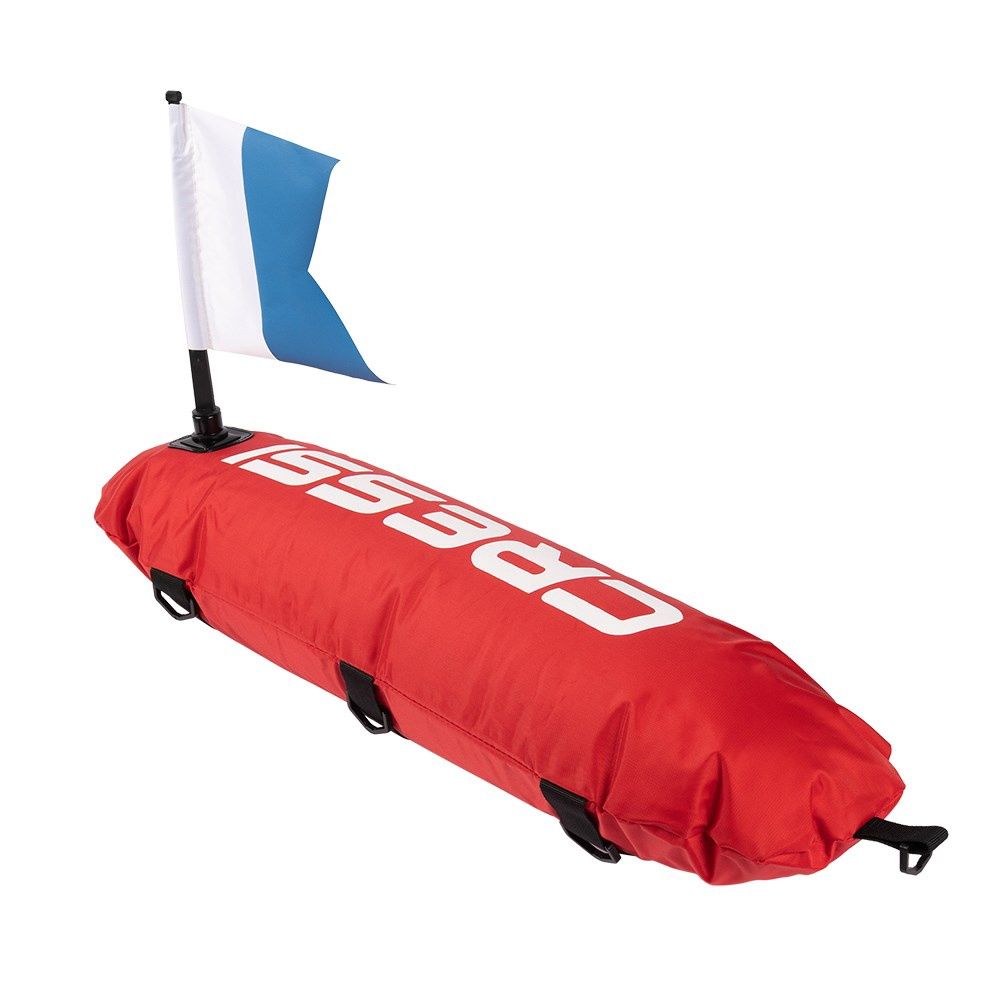 CRESSI INFLATABLE TORPEDO FLOAT RED