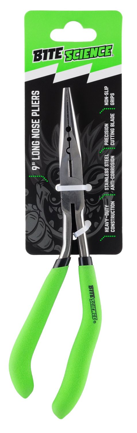 BITE SCIENCE 9&quot;LONG NOSE PLIERS