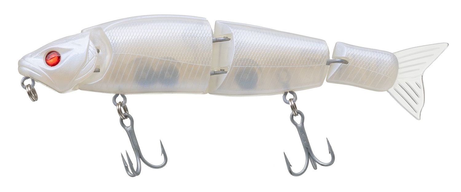 BITE SCIENCE BIOBAIT JOINTED SWIMBAIT 150mm SINKING, Colour: WHITE